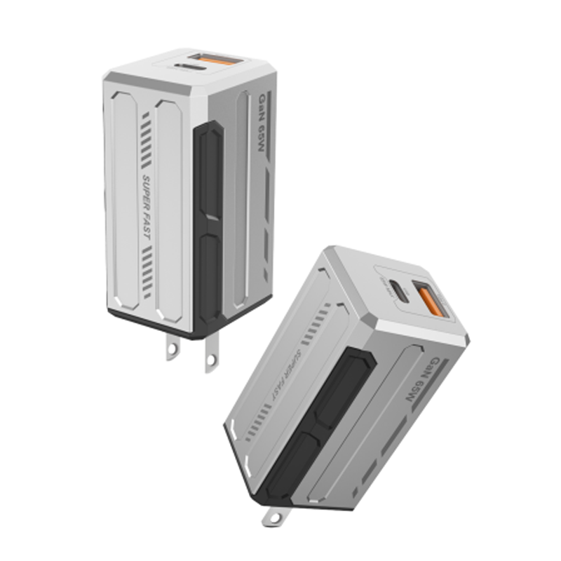 機甲風款PD65W氮化鎵充電器（1C1A）